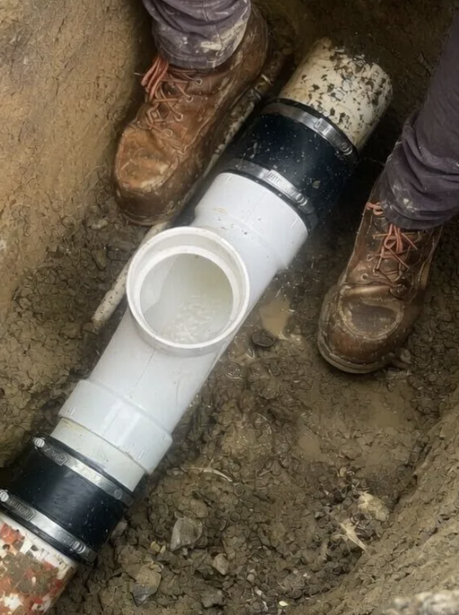 repair of existing sewer line replacement